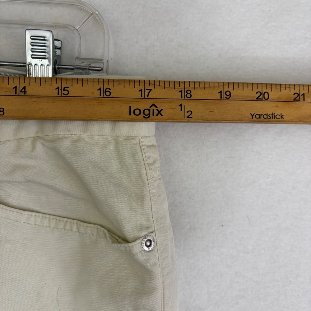 Peter Millar Seaside Men's Linen Cotton 5 Pocket Pants Casual Chino 36x33 White - Picture 8 of 10